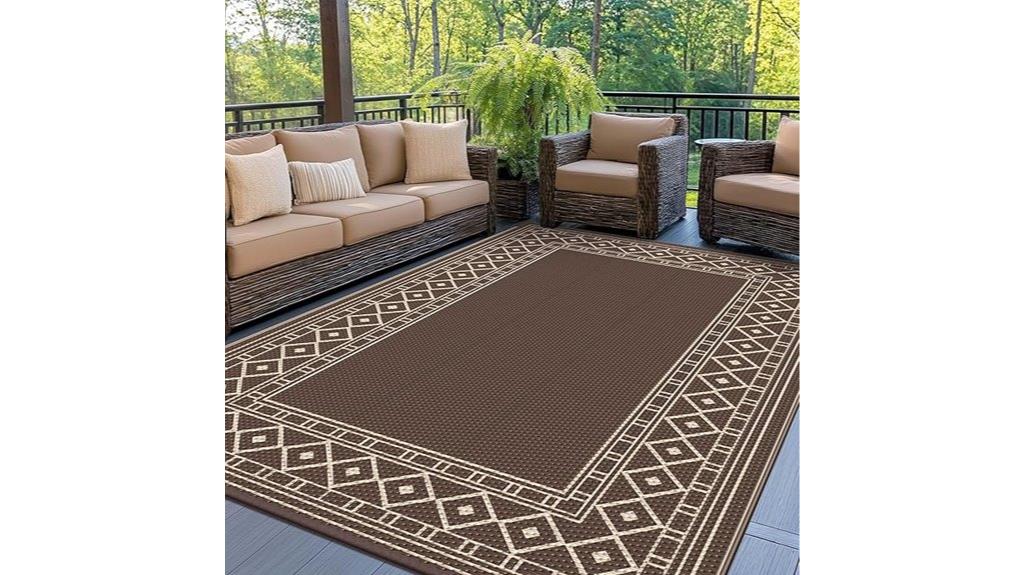 waterproof foldable patio rug