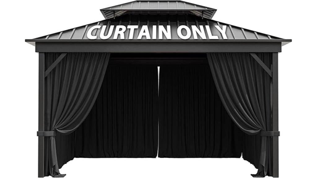 waterproof gazebo curtains