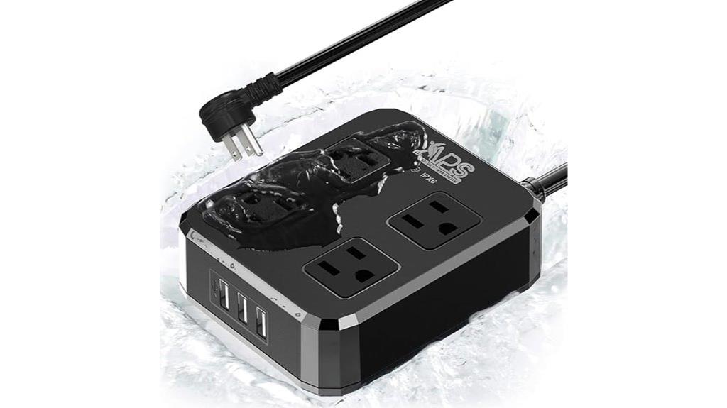 waterproof outdoor power strip