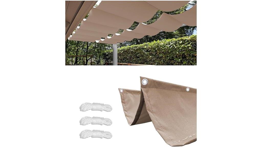 waterproof retractable sun shade