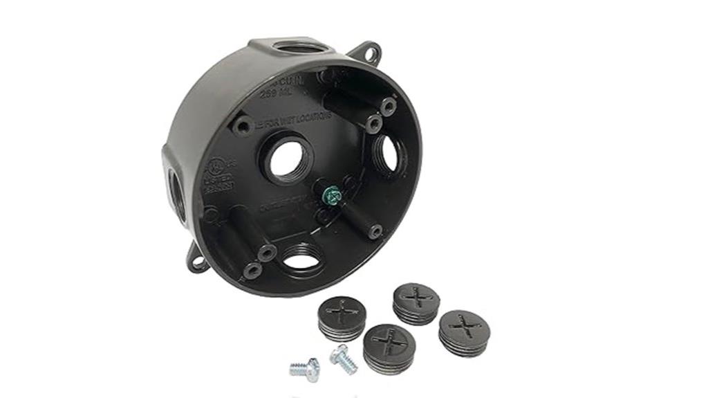 weatherproof electrical outlet box