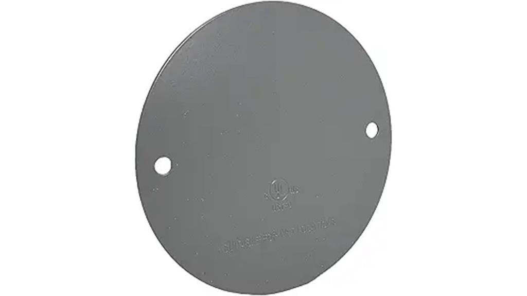 weatherproof gray outlet cover