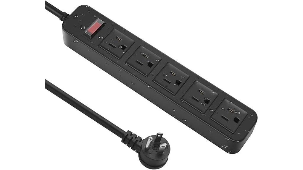 weatherproof outdoor power strip