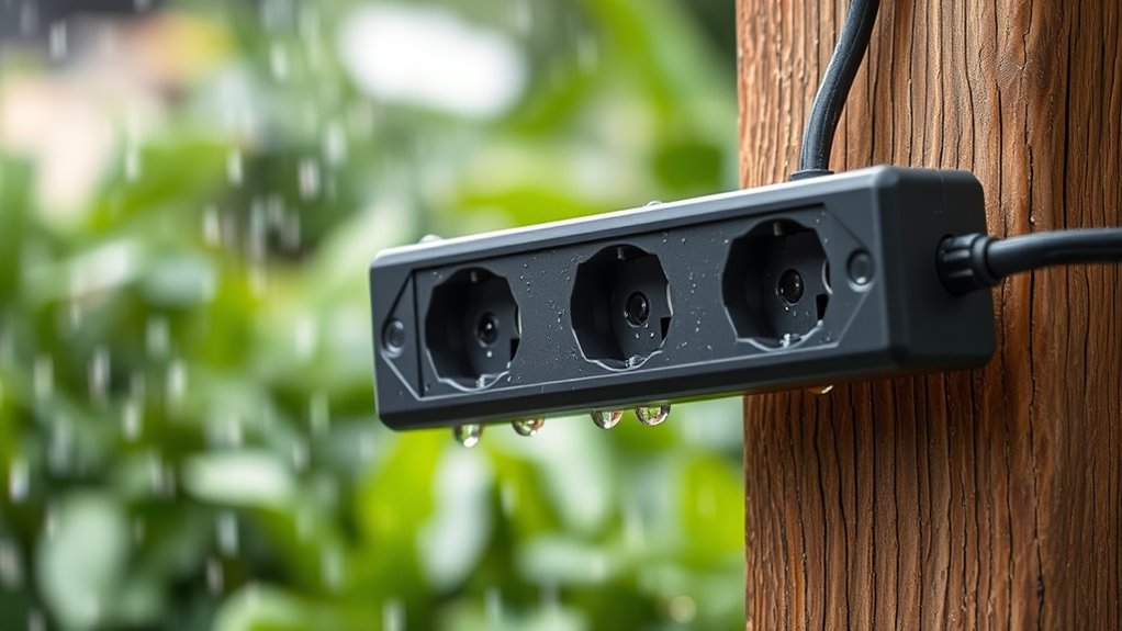 weatherproof outdoor power strip considerations