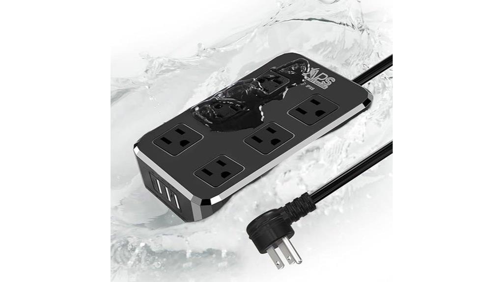 weatherproof outdoor power strip