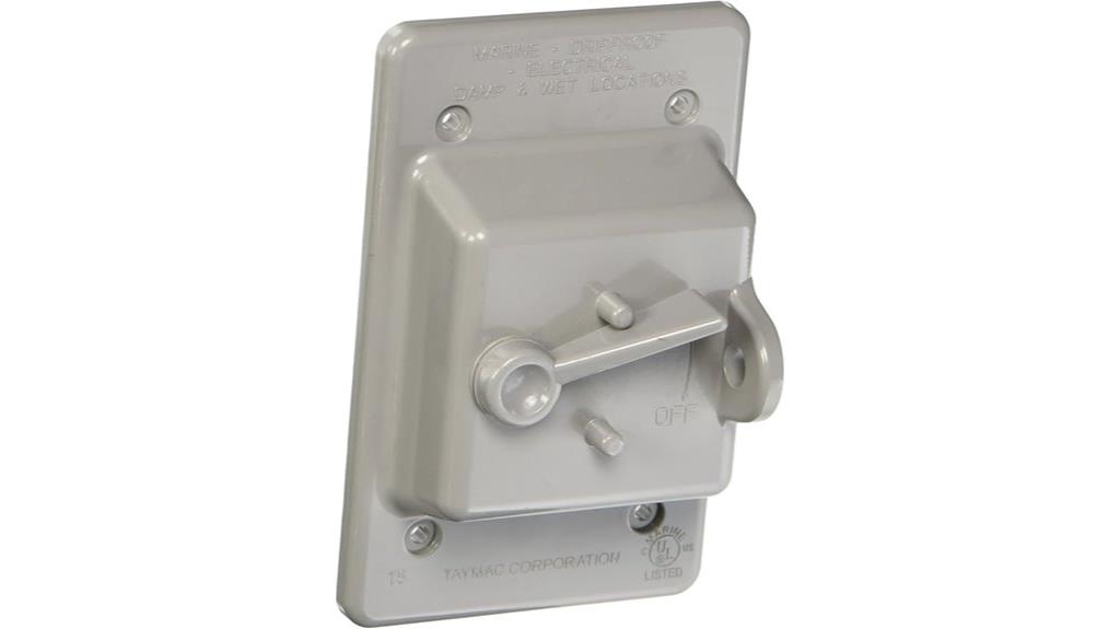 weatherproof toggle switch cover