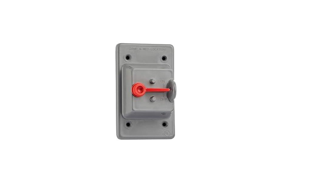weatherproof toggle switch cover