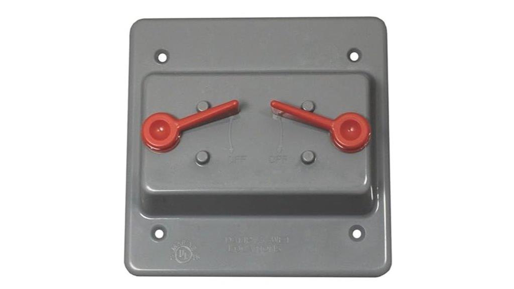 weatherproof toggle switch cover