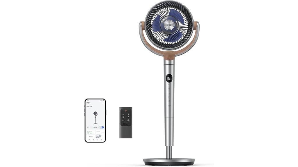 wi fi voice controlled oscillating fan