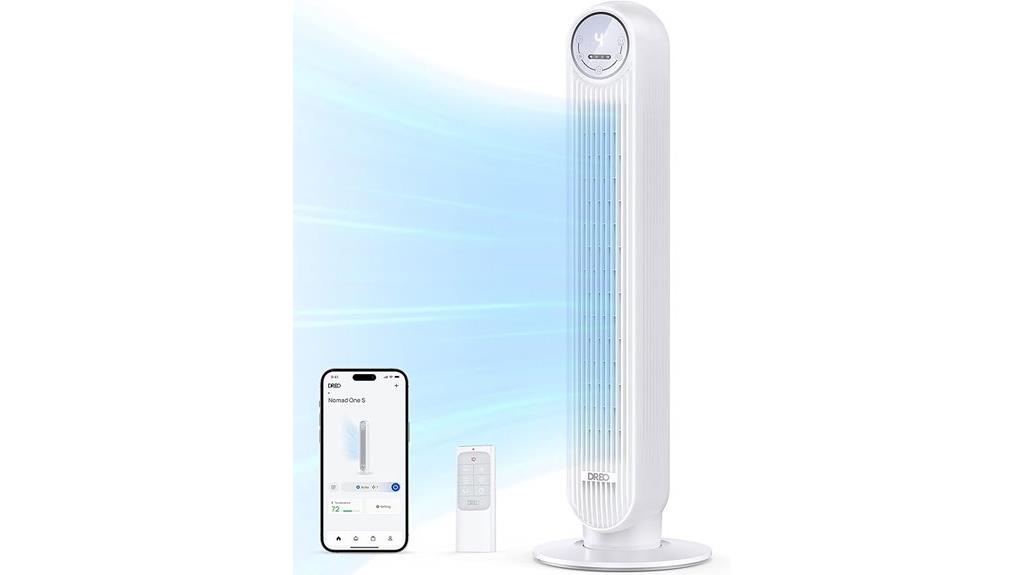 wifi controlled tower fan