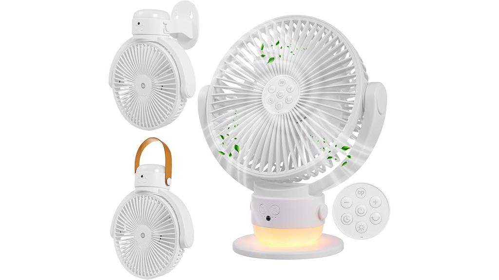 wireless travel fan with remote
