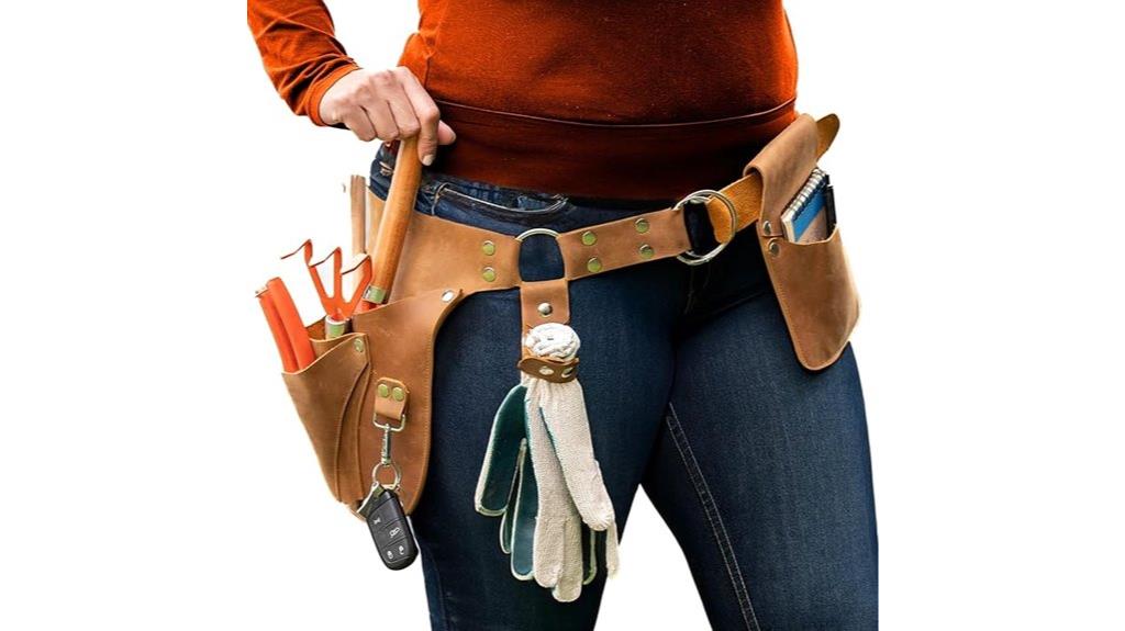 women s leather garden belt