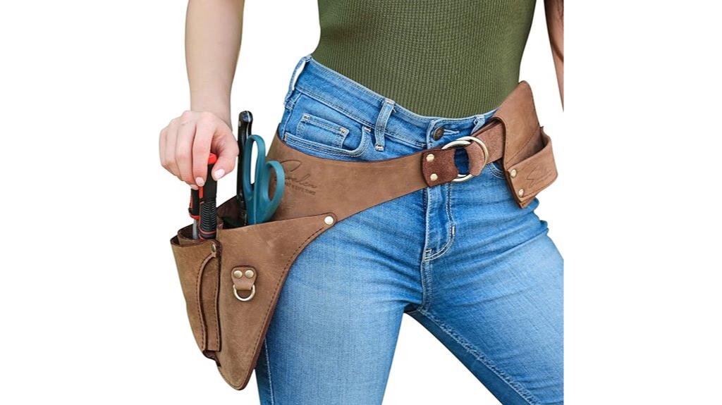 women s leather garden belt