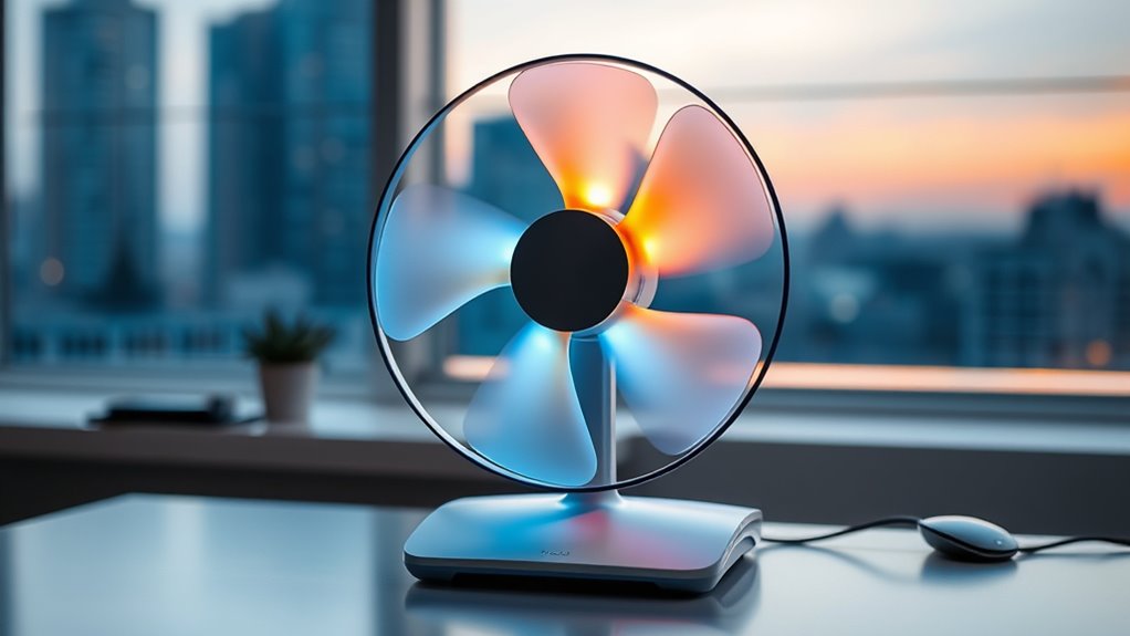 adjustable efficient mood enhancing airflow