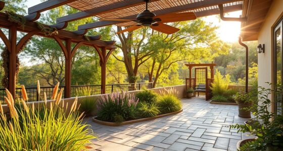 eco friendly patio plantings