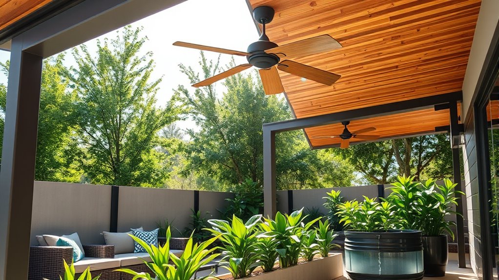 eco friendly rainwater cooling