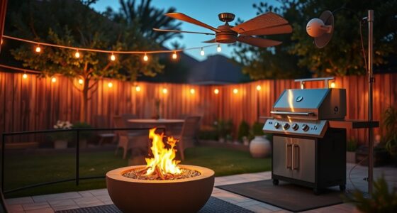 fan safety around heat