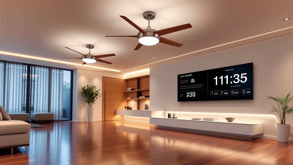 fan scheduling with weather