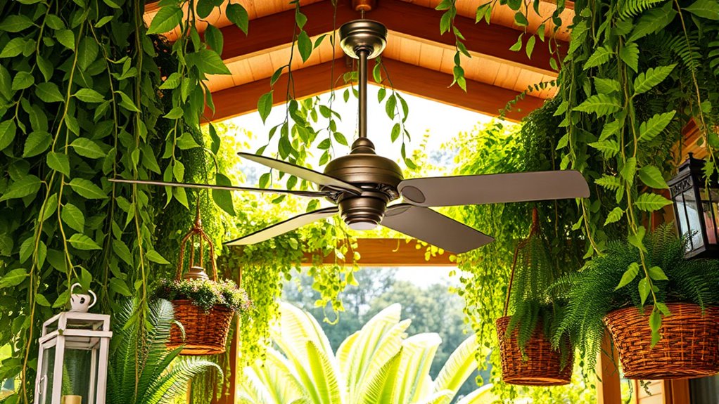 garden accents and lighting
