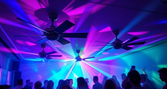 led fan ambient lighting