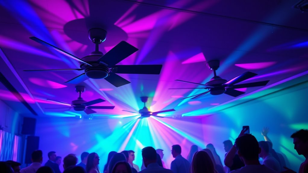 led fan ambient lighting