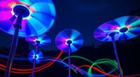 led fans outdoor speakers