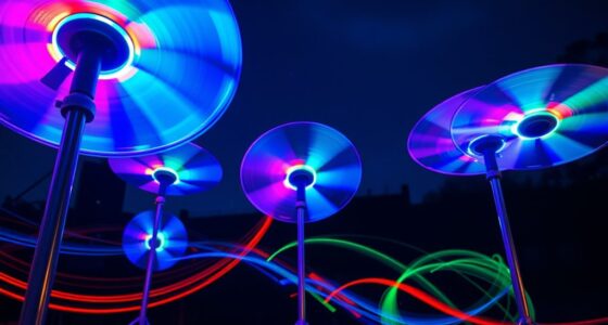 led fans outdoor speakers