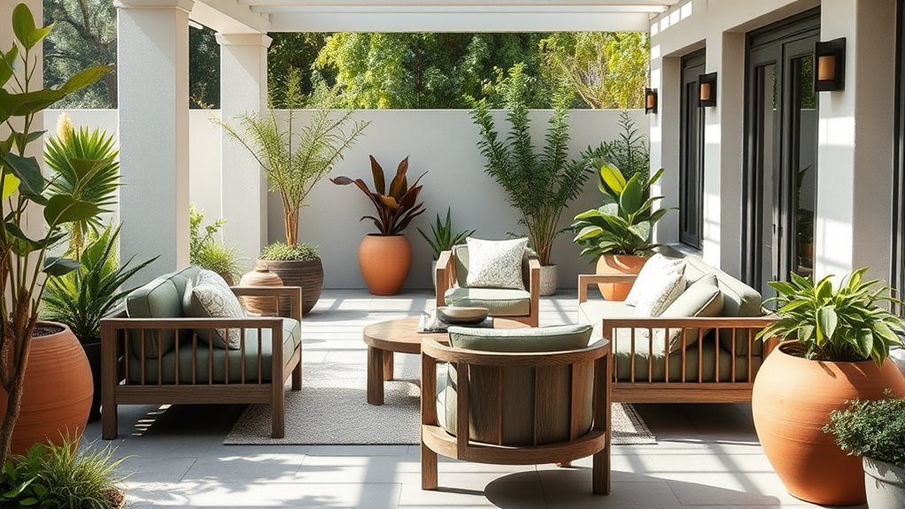 natural hues dominate outdoor