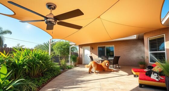 outdoor animal cooling fans