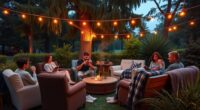 outdoor cozy book gatherings