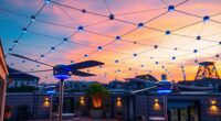 outdoor fan mesh coverage