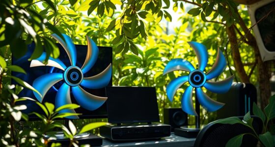 outdoor gaming station cooling fans