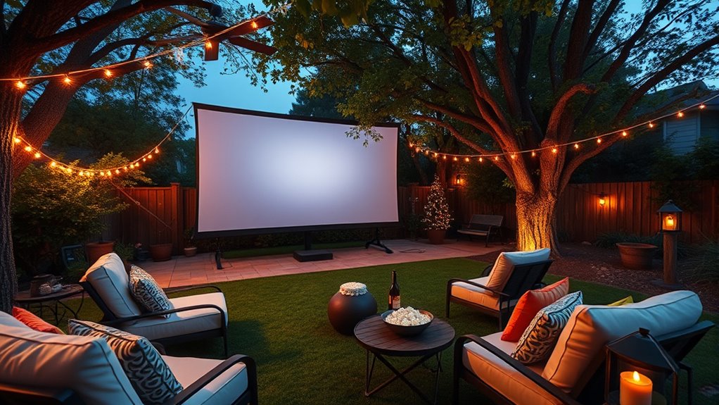 outdoor movie setup tips