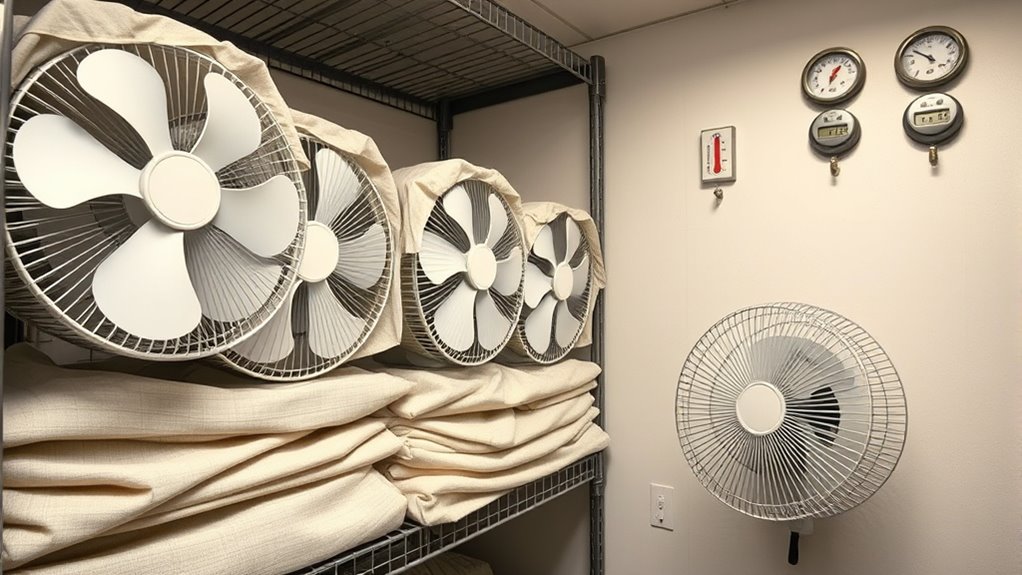 proper fan storage care
