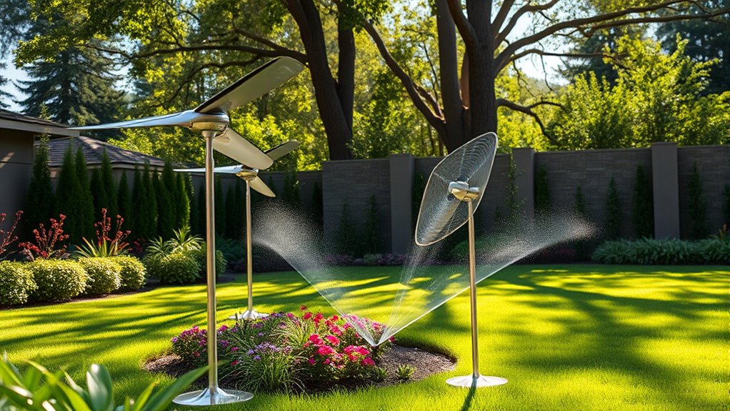 smart fans control sprinkler