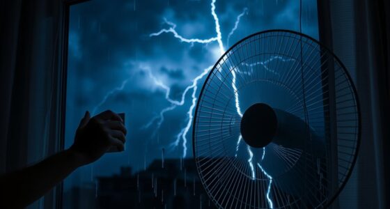 turn off fans safely