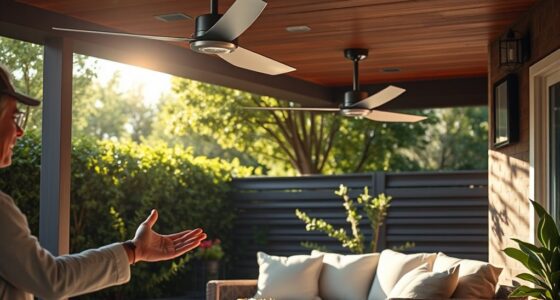 voice activated patio fans