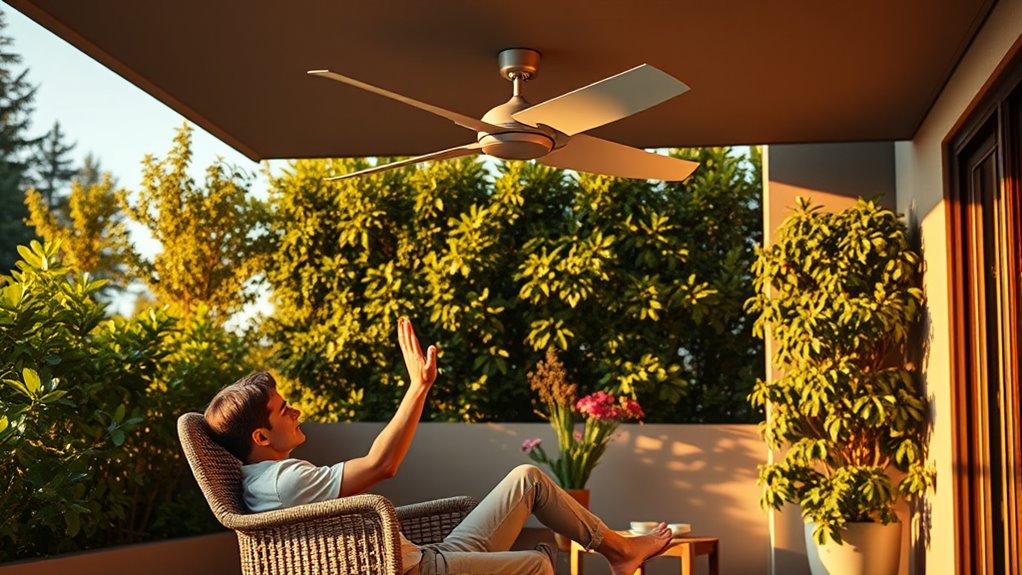 voice controlled outdoor fans