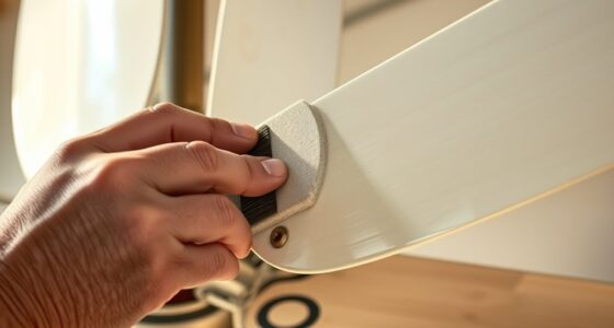 weatherproof fan blade painting