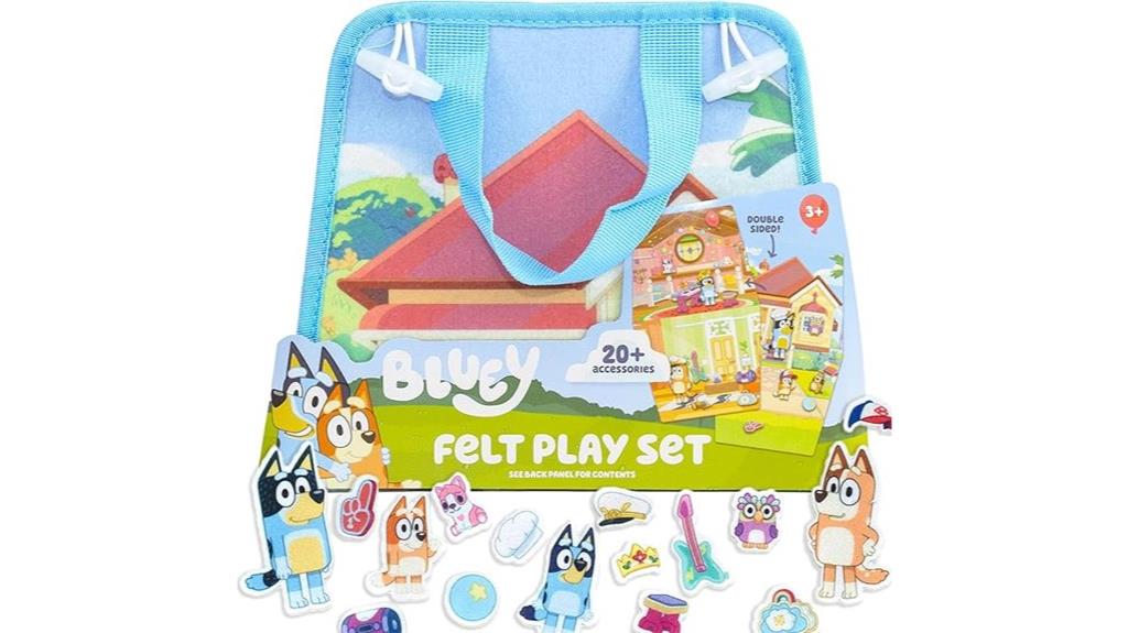 bluey playhouse with characters