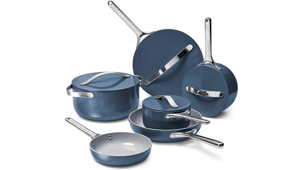 caraway 16 piece ceramic cookware