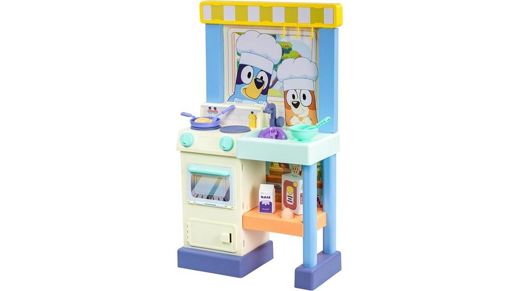 colorful bluey kitchen set