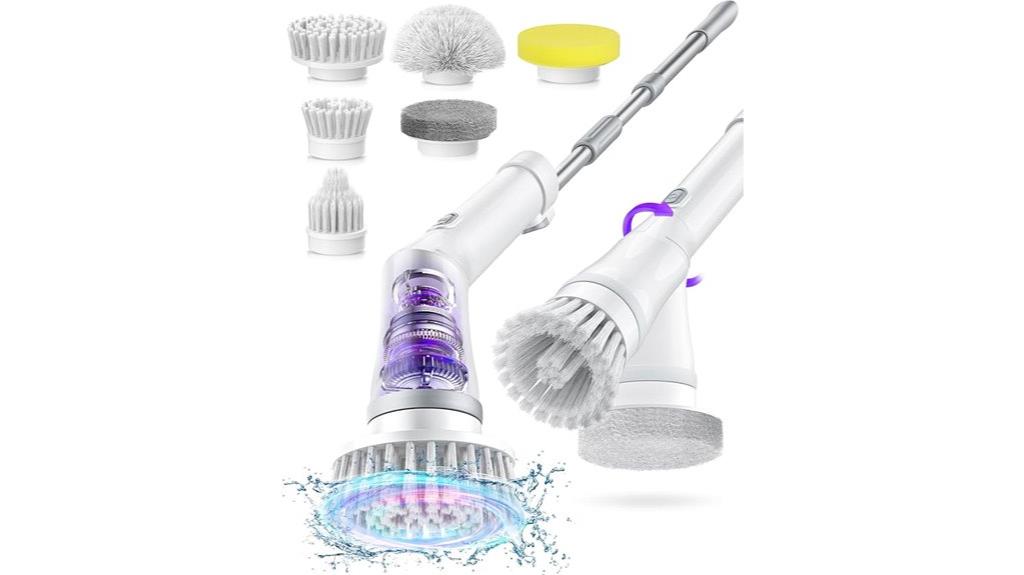 cordless waterproof brush set