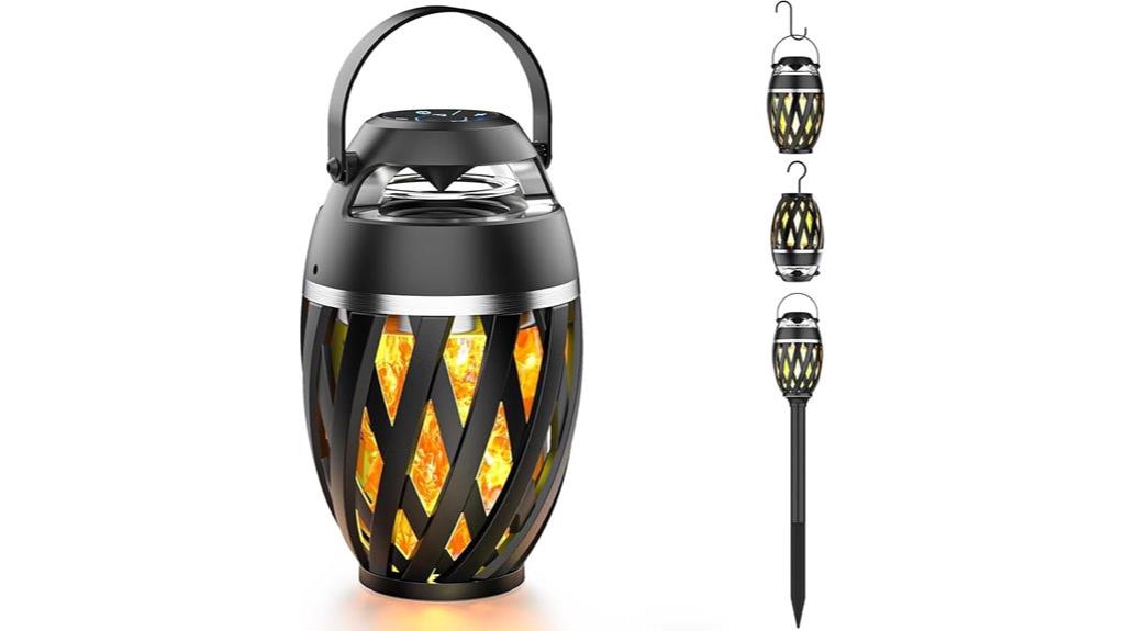 festive bluetooth speaker torch