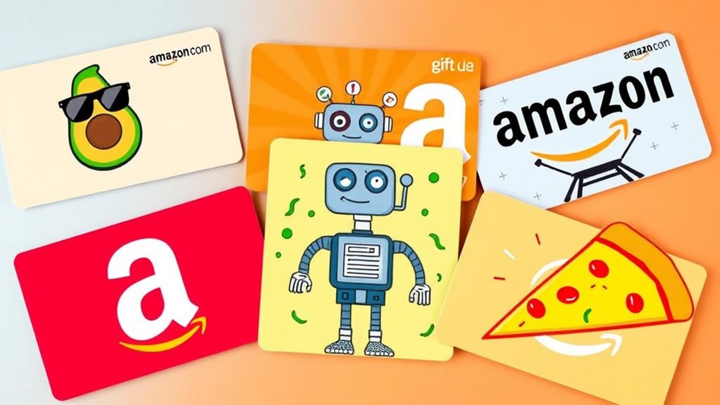 funny amazon gift card designs