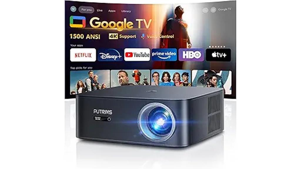 high resolution outdoor smart projector