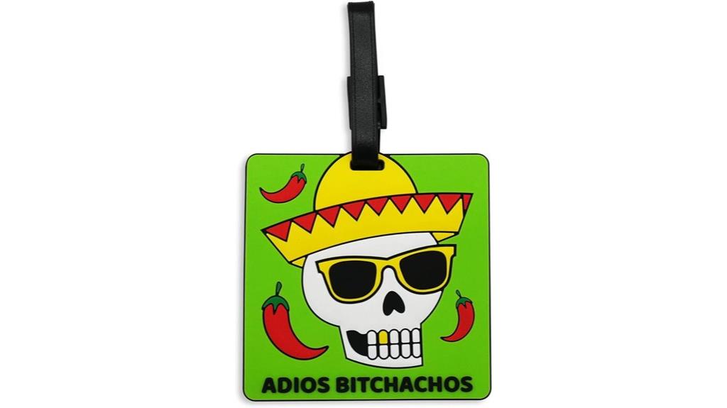 sarcastic travel luggage tag
