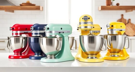 top kitchenaid mixer colors