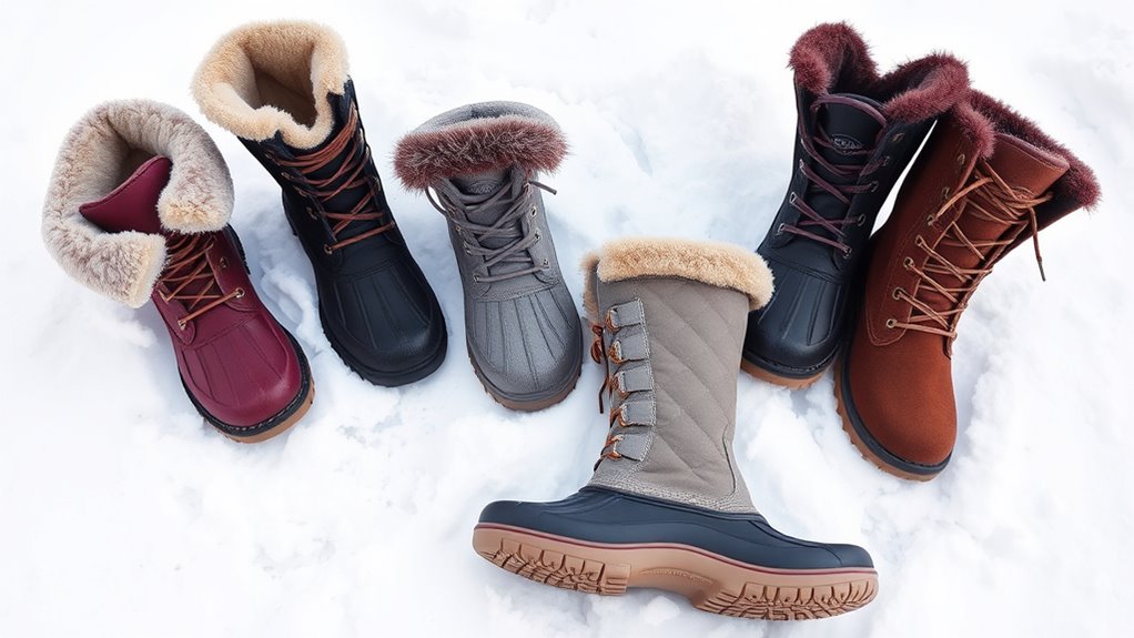 top women s waterproof snow boots