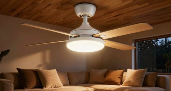 adjustable fan light brightness